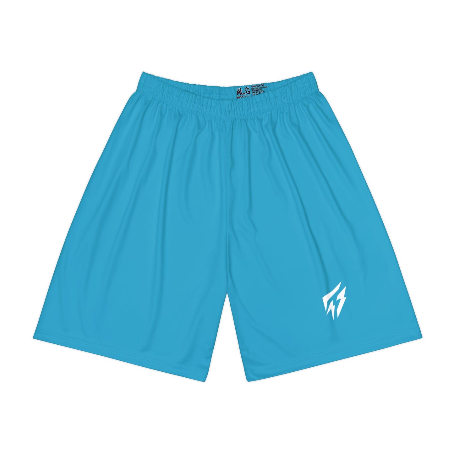 Flashlander ALG Performance Men’s Sports Shorts (AOP) Turquoise