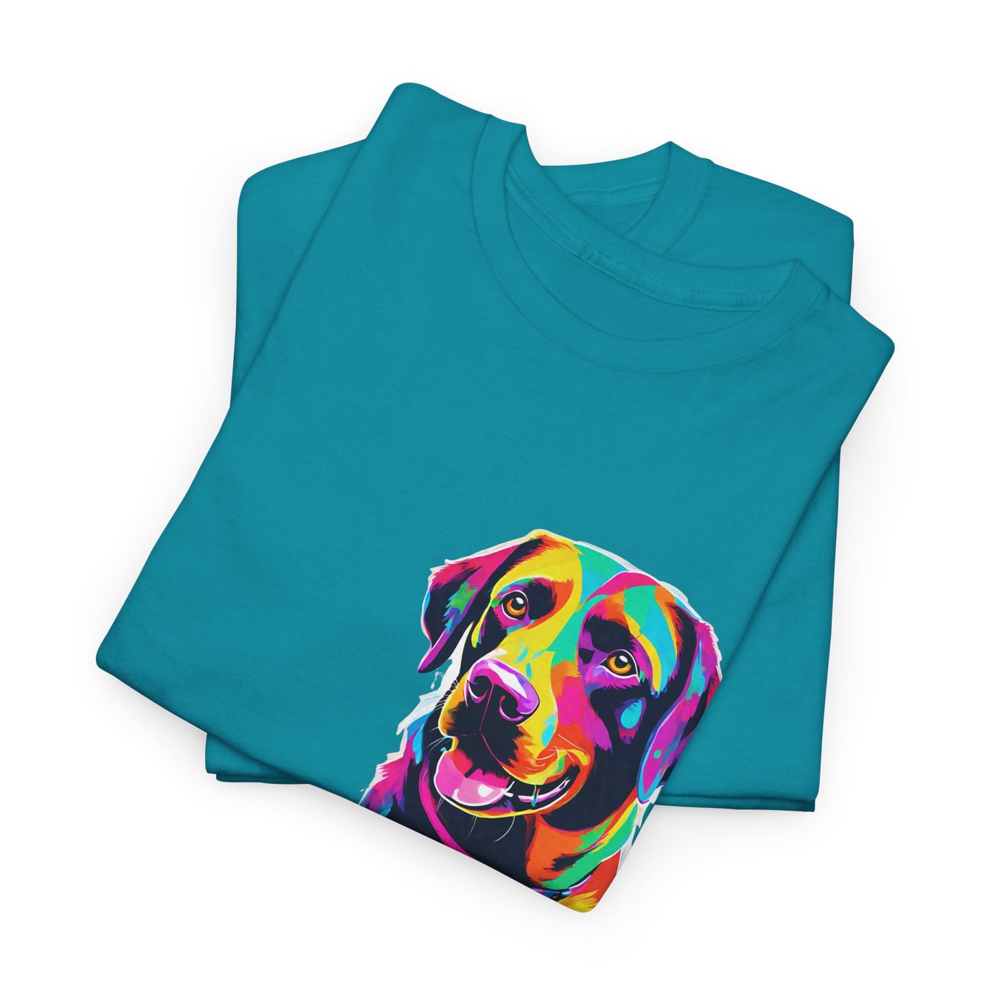 Pop Art Lab Dog in the Heart Flashlander Gym Shirt