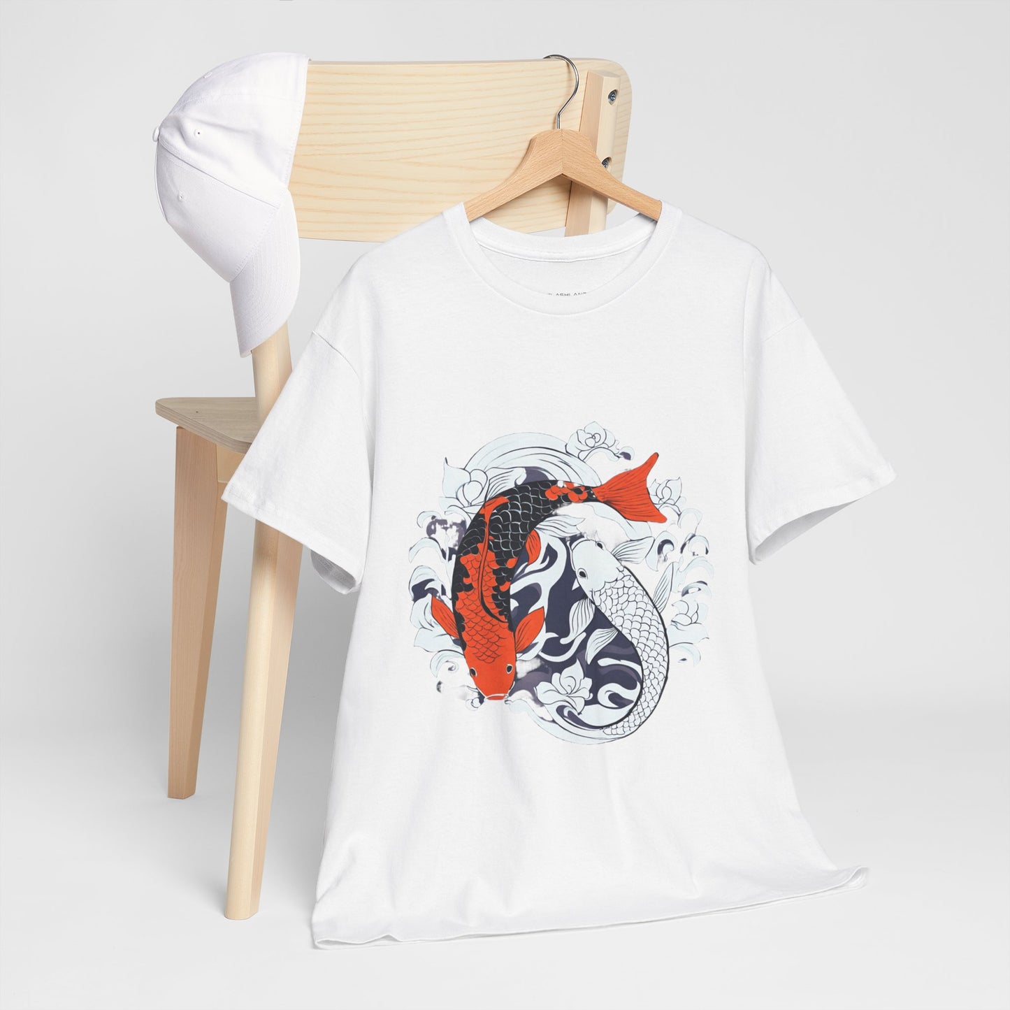 Yin Yang Japanese Koi Fish Flashlander Gym Shirt