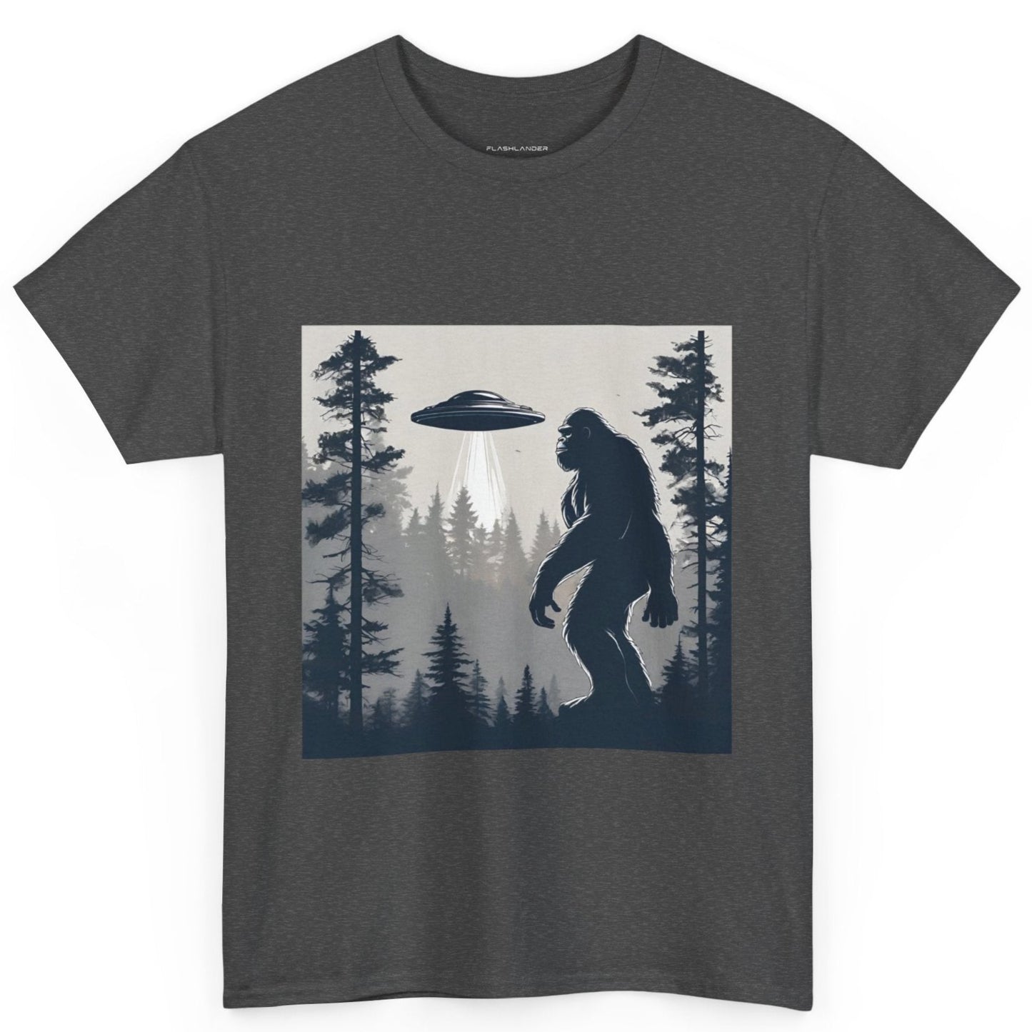 Sasquatch rencontre Bigfoot et OVNI - T-shirt de sport Flashlander