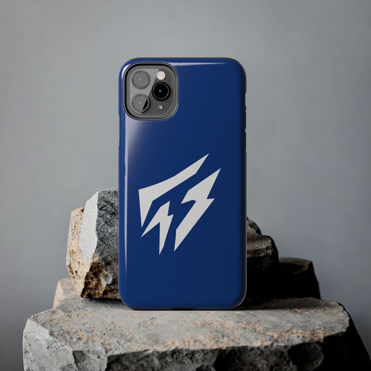 Flashlander Thunders Tough Phone Cases for all Iphone and Samsung Galaxy Dark Blue