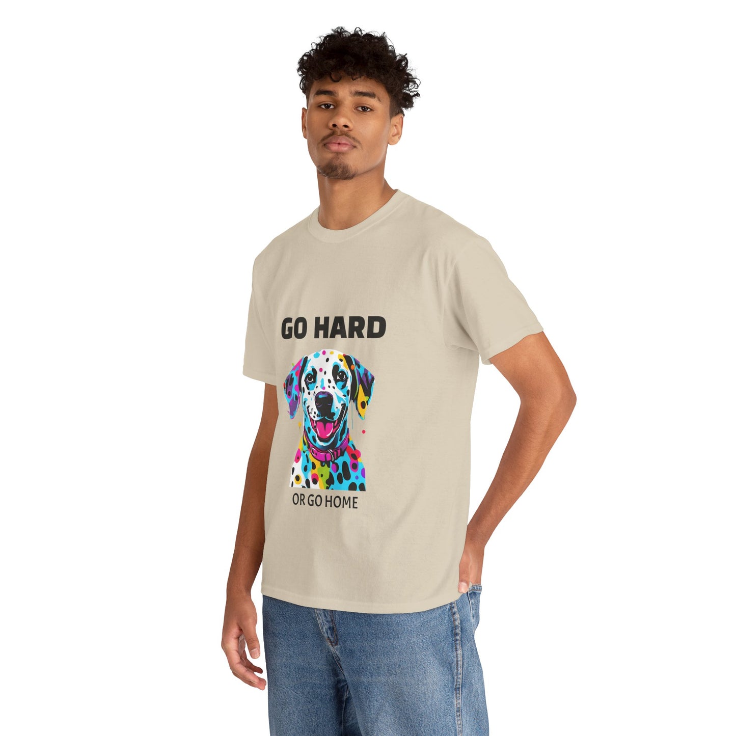 Dalmatian Dog Pop Art  - Go Hard Or Go Home Flashlander Gym Shirt