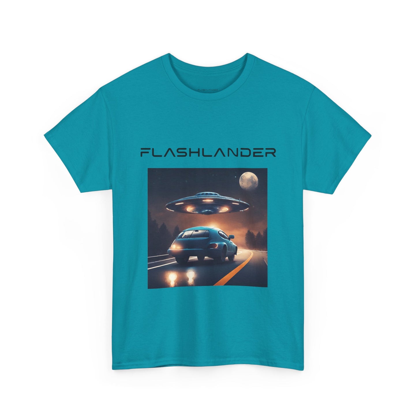 Retro UFO Alien Flashlander Gym Shirt