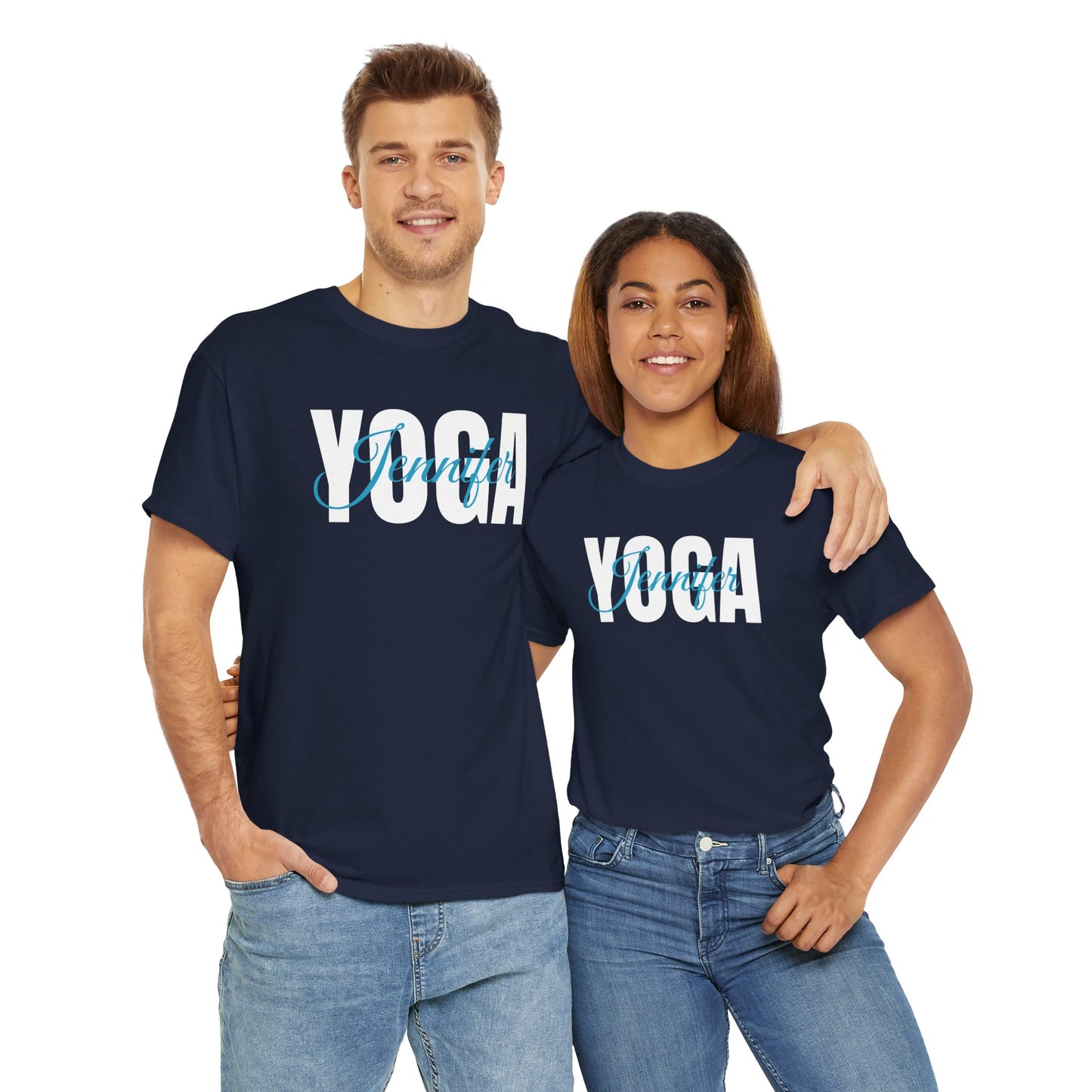 Personalized Yoga Shirt with Custom Name - Flashlander Gym Tee