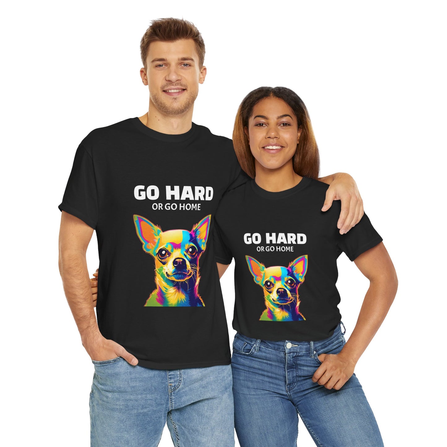 Chihuahua Dog Pop Art - Go Hard or Go Home Flashlander Gym Shirt