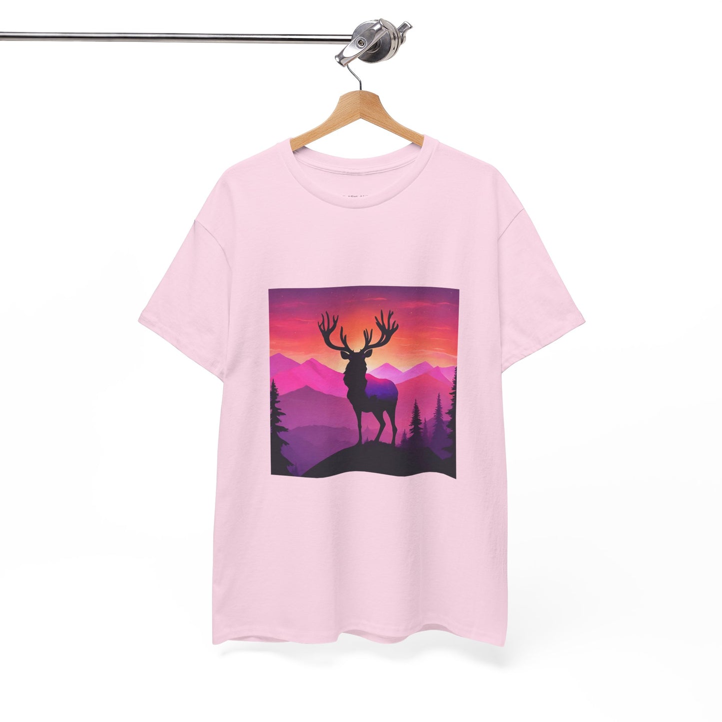 Deer Majestic Sunset Flashlander Gym Shirt