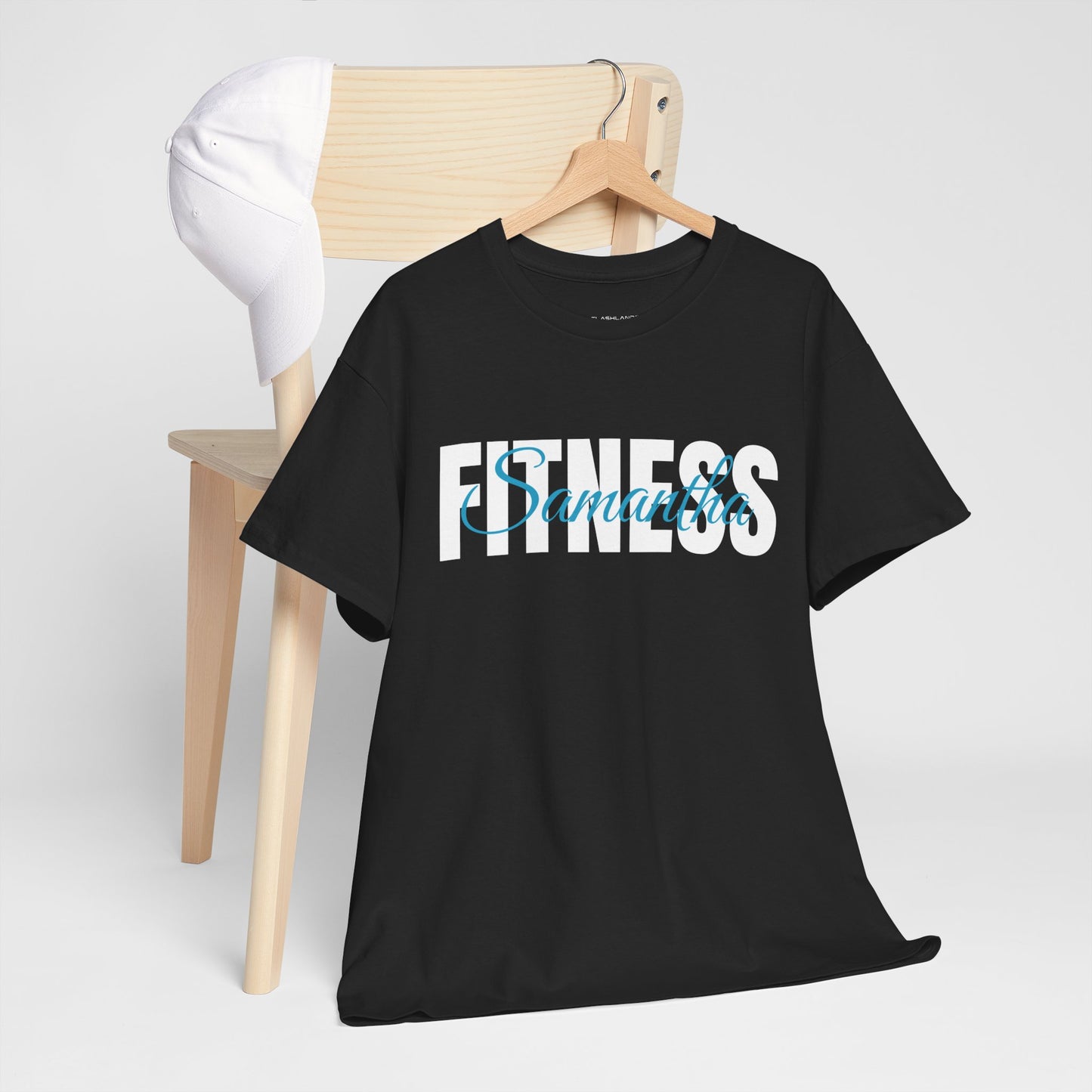 T-shirt de fitness personnalisé - T-shirt de sport Flashlander avec nom personnalisé