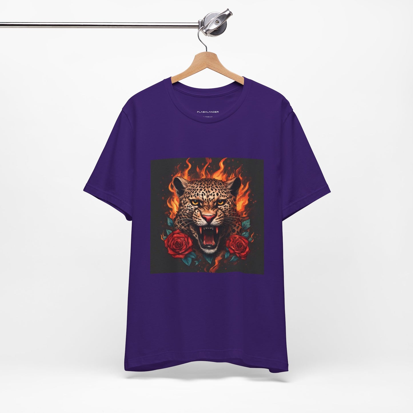 Leopard Flames Flashlander Gym Shirt