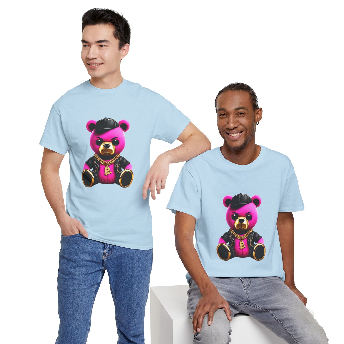 Teddy Bear Hip-Hop Fury Graphic Tee Flashlander