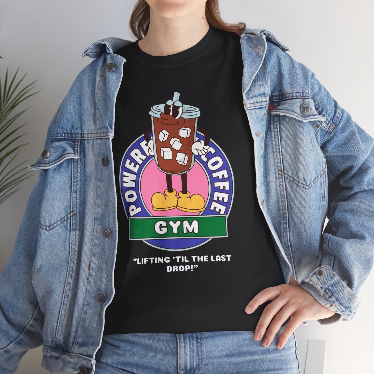 Power By Coffee Lifting 'Til The Last Drop   - Flashlander Gym Shirt