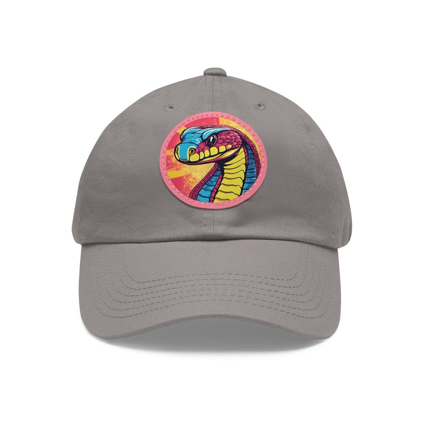 Cobra Hat Cobra Cap Cobra Kai Cobra Snake Art Pop Dad Hat with Patch (Round) Baseball Black Mamba Cap Snake Cap Snake Hat Custom Cap Flashlander