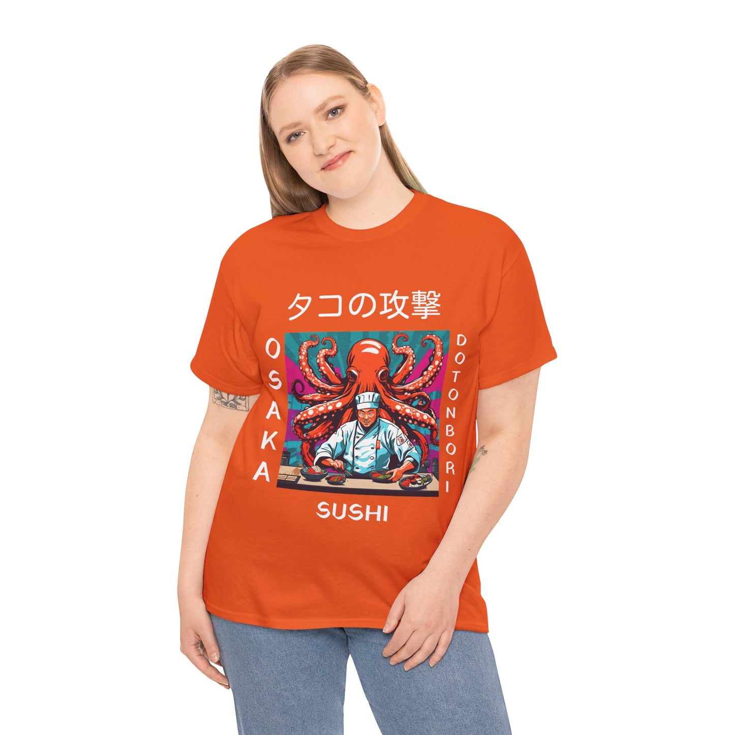 Octopus Escape Sushi Chef - Flashlander Gym Shirt