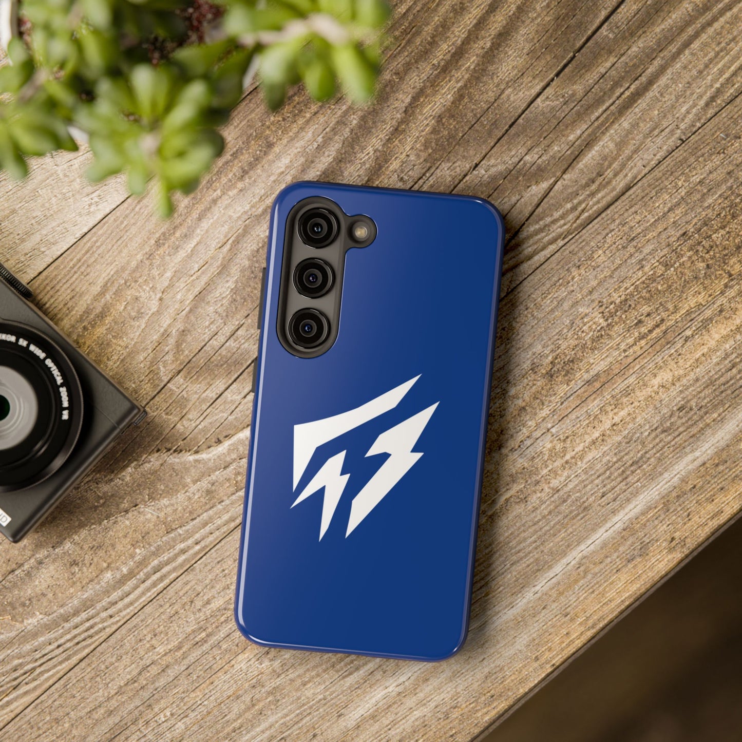 Flashlander Thunders Tough Phone Cases for all Iphone and Samsung Galaxy Dark Blue