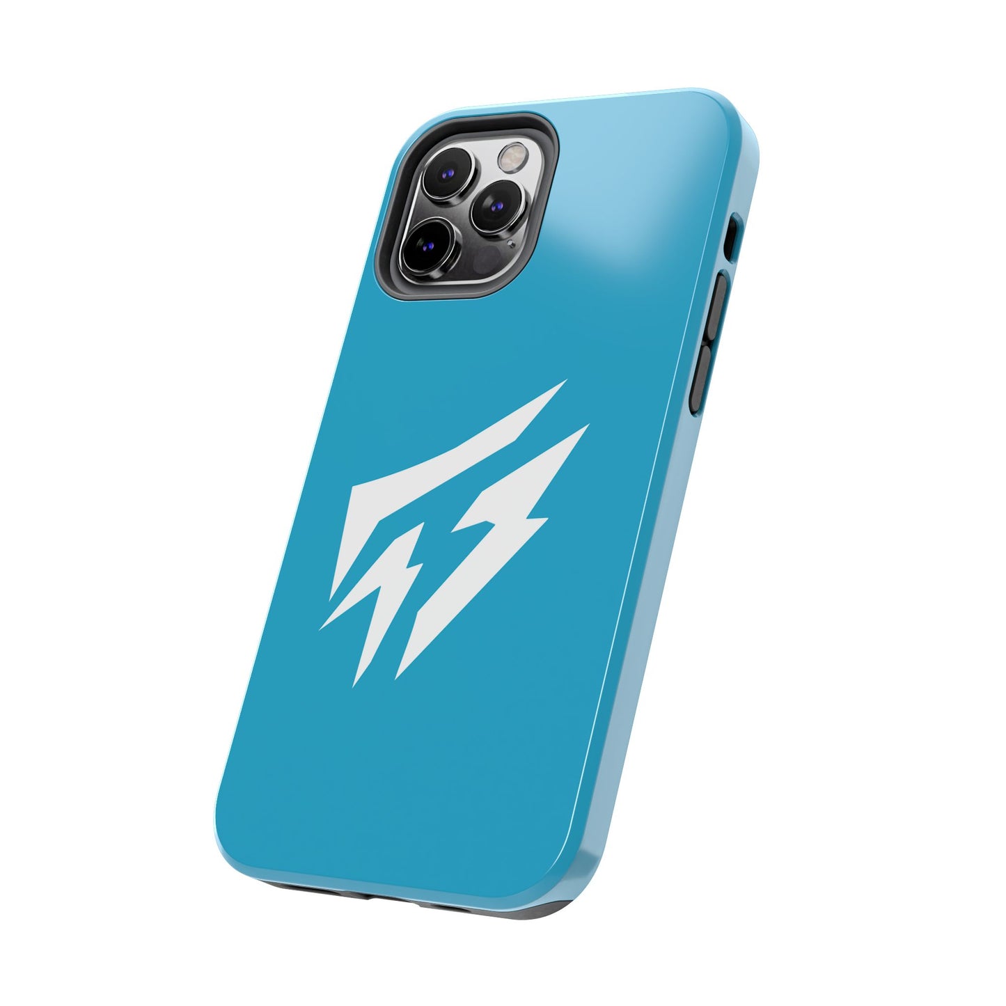 Flashlander Thunders Tough Phone Cases for all Iphone and Samsung Galaxy Blue Aqua Turquoise