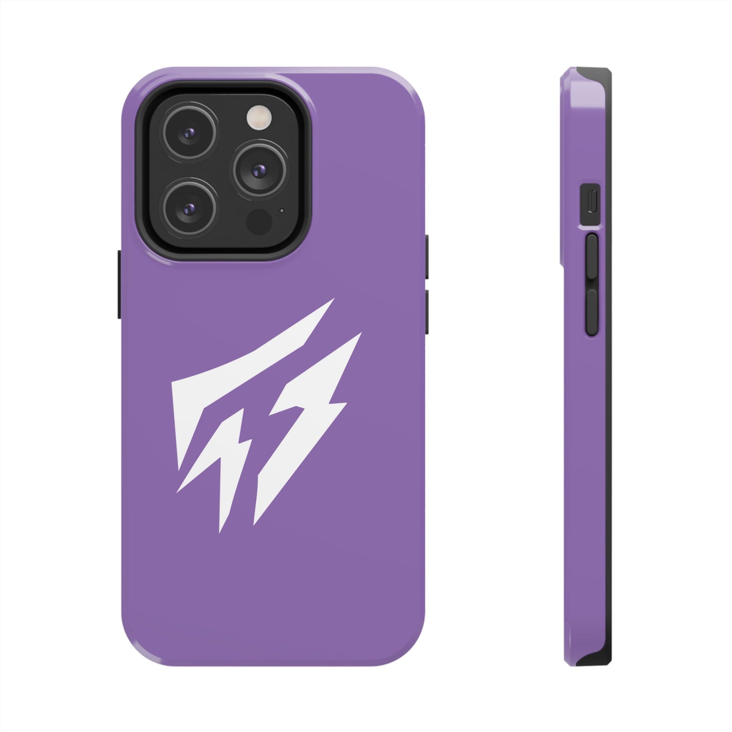 Flashlander Thunders Tough Phone Cases for all Iphone and Samsung Galaxy Light Purple