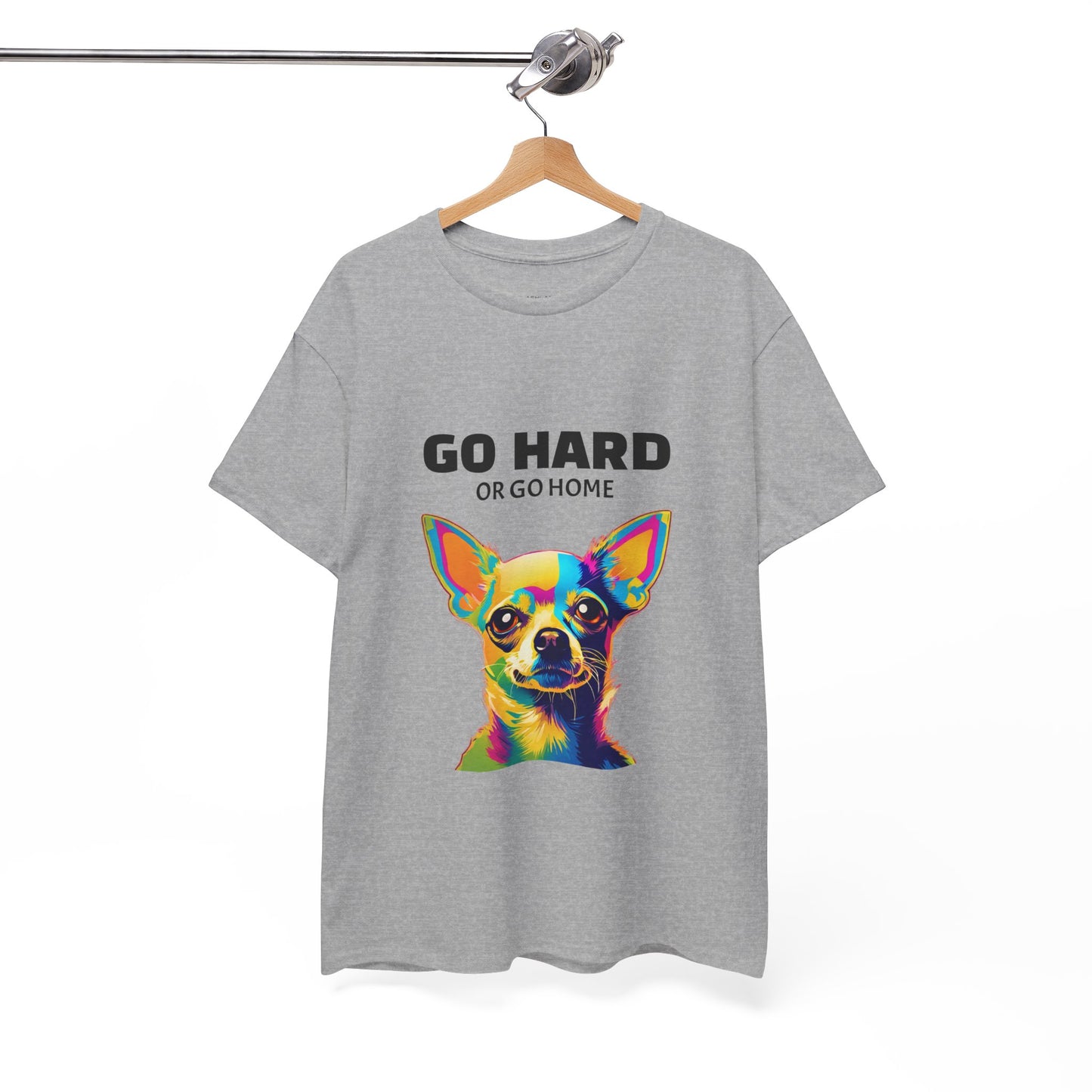 Chihuahua Dog Pop Art - Go Hard or Go Home Flashlander Gym Shirt