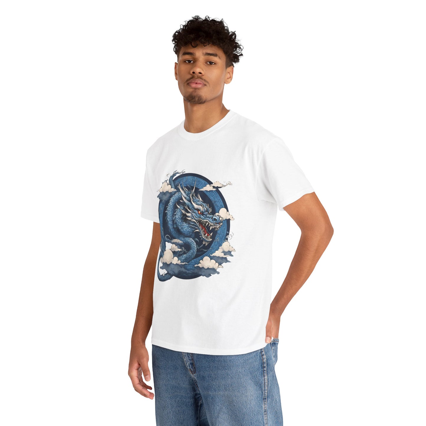 Dragon bleu japonais - T-shirt de sport Flashlander