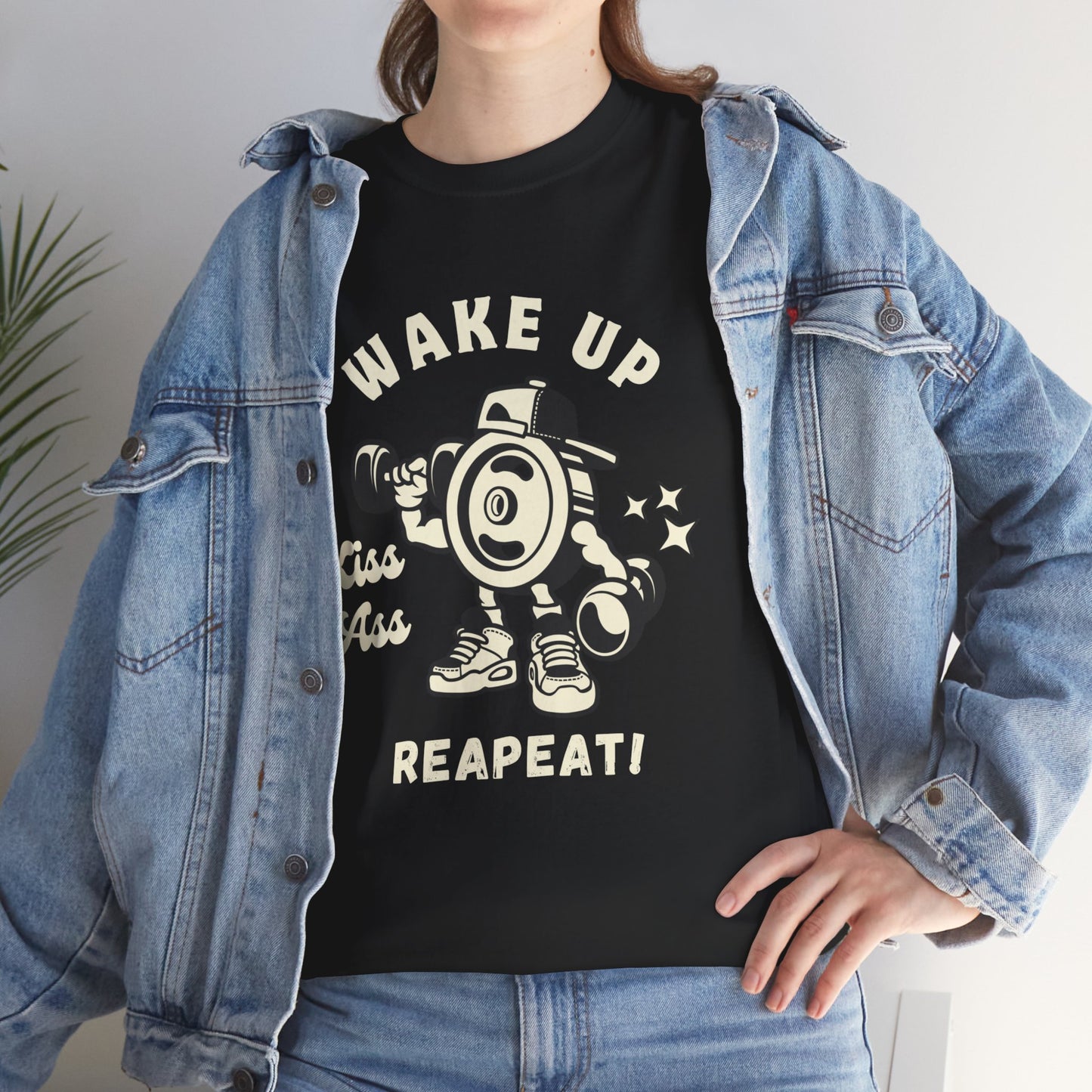 Wake Up Kiss Ass Reapeat - Flashlander Gym Shirt