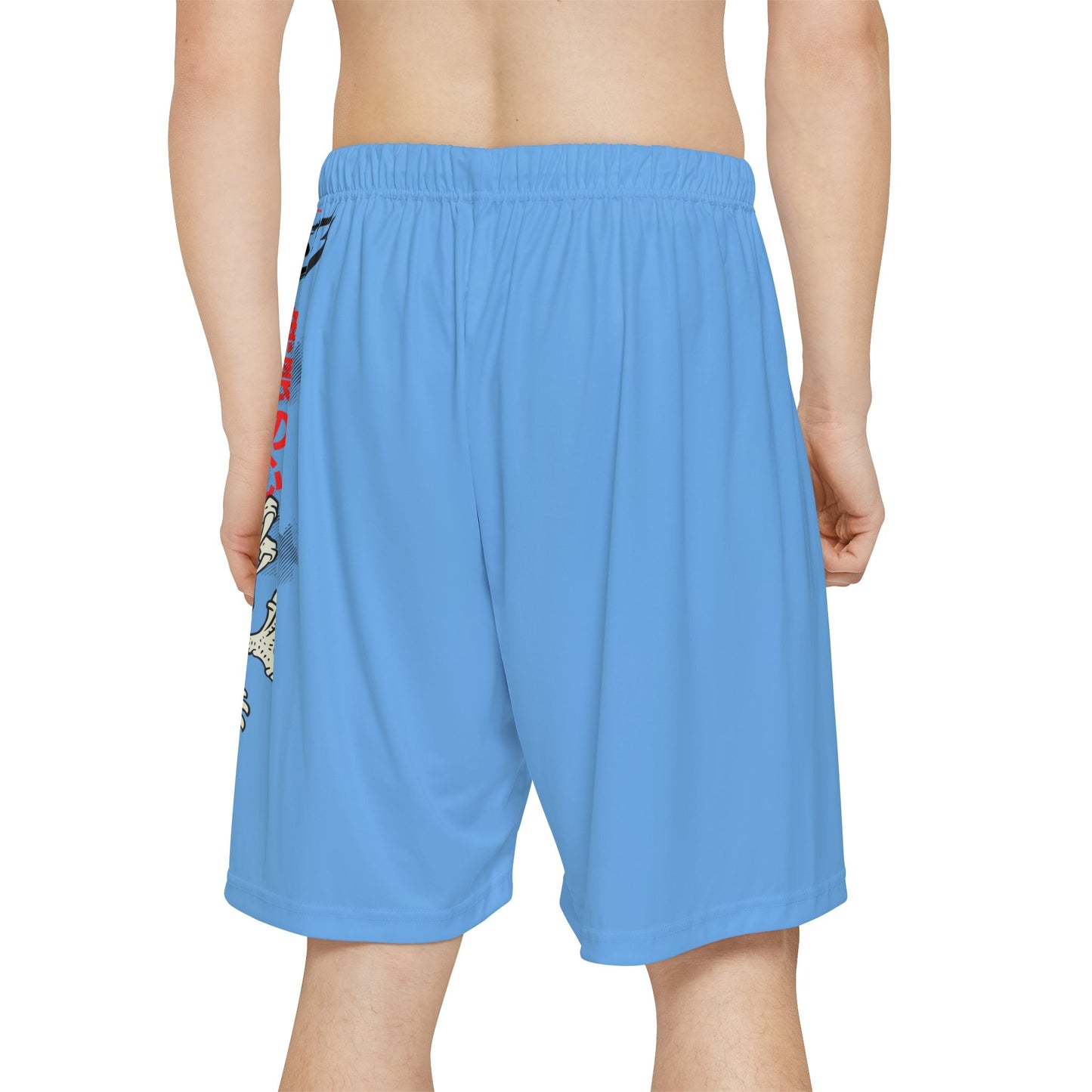 Japanese Dragon Bushido - Flashlander Performance Men’s Gym Shorts Light Blue