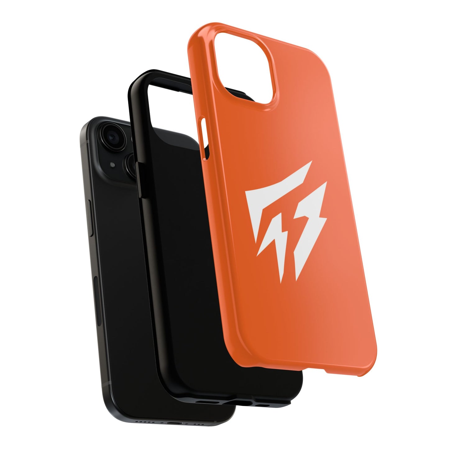 Flashlander Thunders Tough Phone Cases for all Iphone and Samsung Galaxy Orange