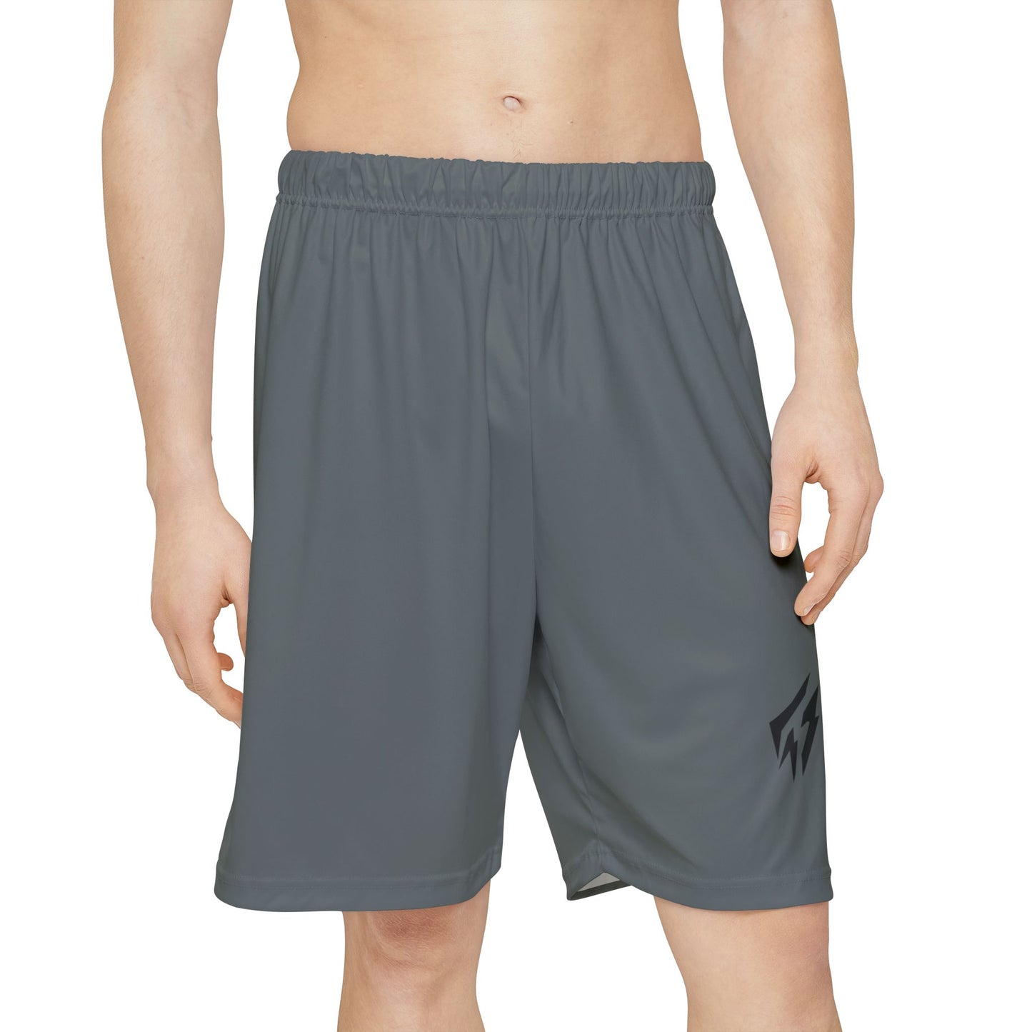 Flashlander ALG Performance Men’s Sports Shorts (AOP) Dark Grey