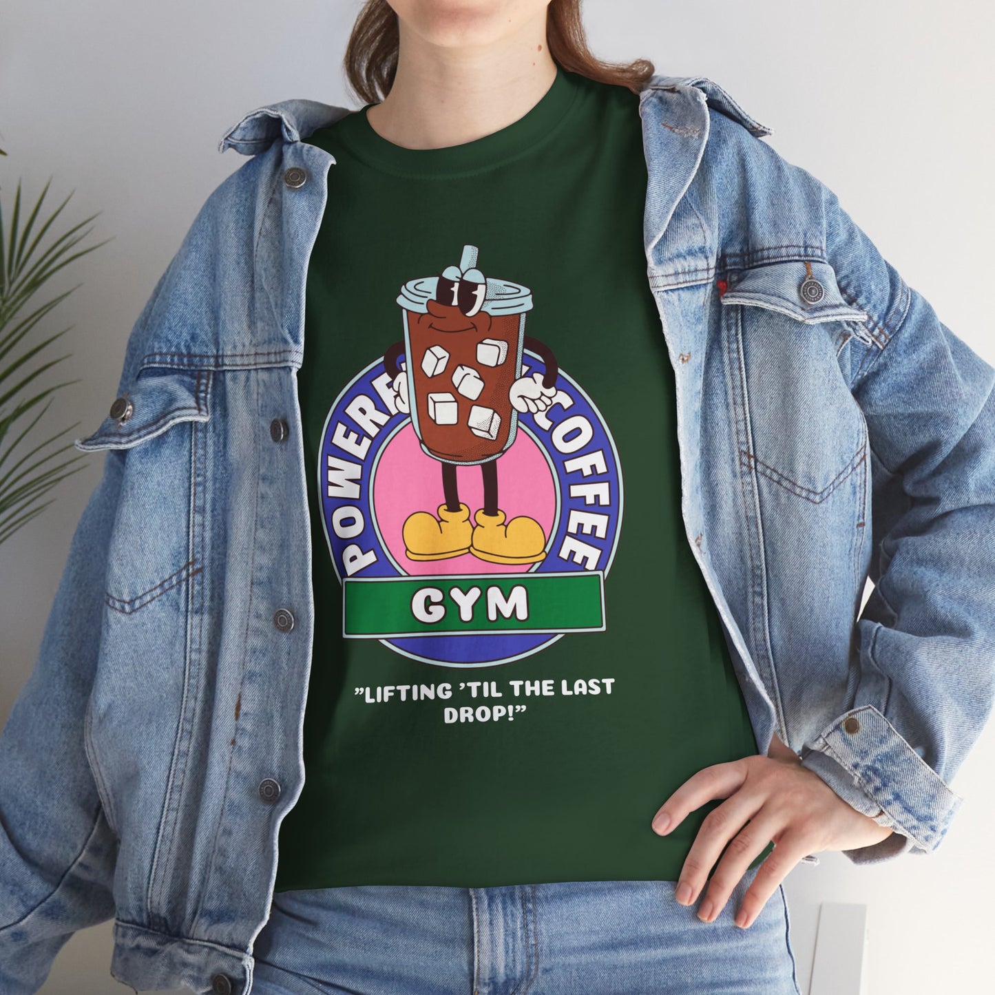 Power By Coffee Lifting 'Til The Last Drop   - Flashlander Gym Shirt