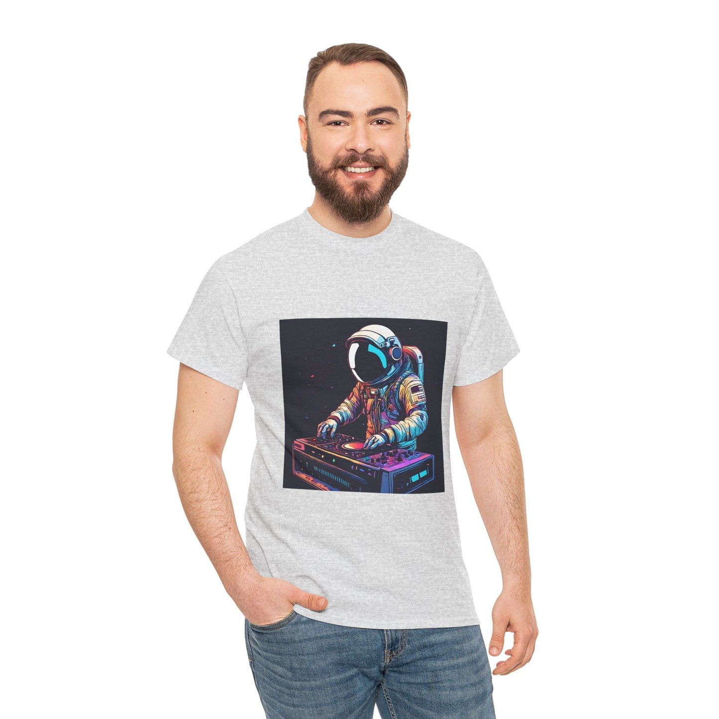 Astronaut Techno DJ Flashlander Gym Shirt