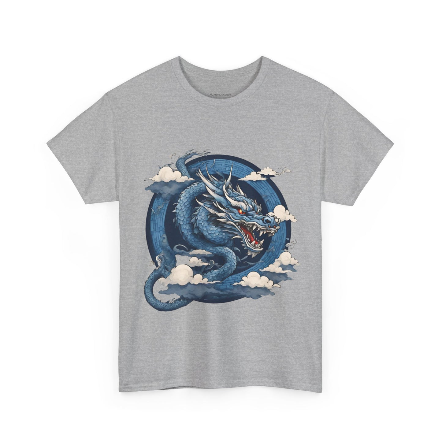 Dragon bleu japonais - T-shirt de sport Flashlander