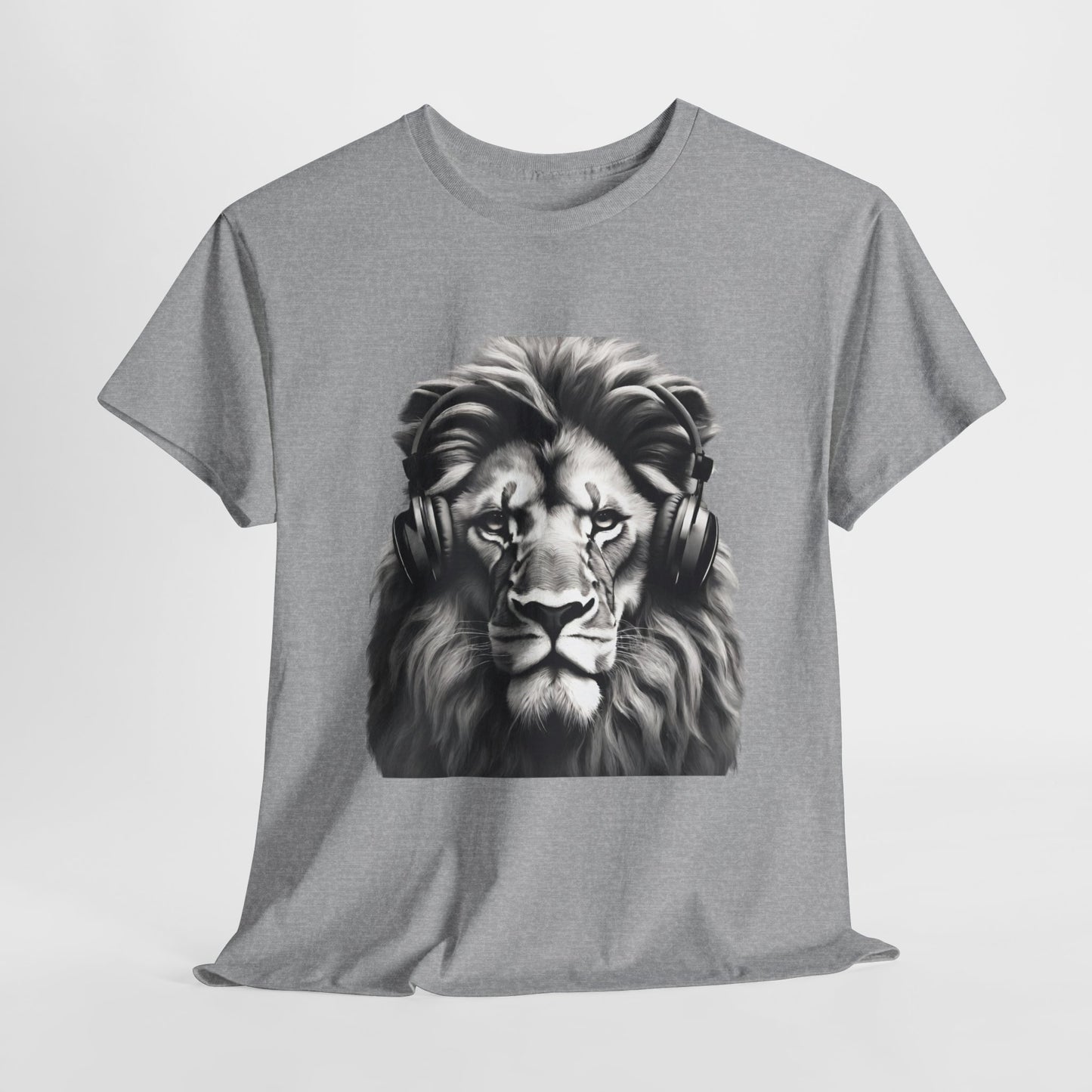 Lion Training with Headphones - Flashlander Gym Shirt