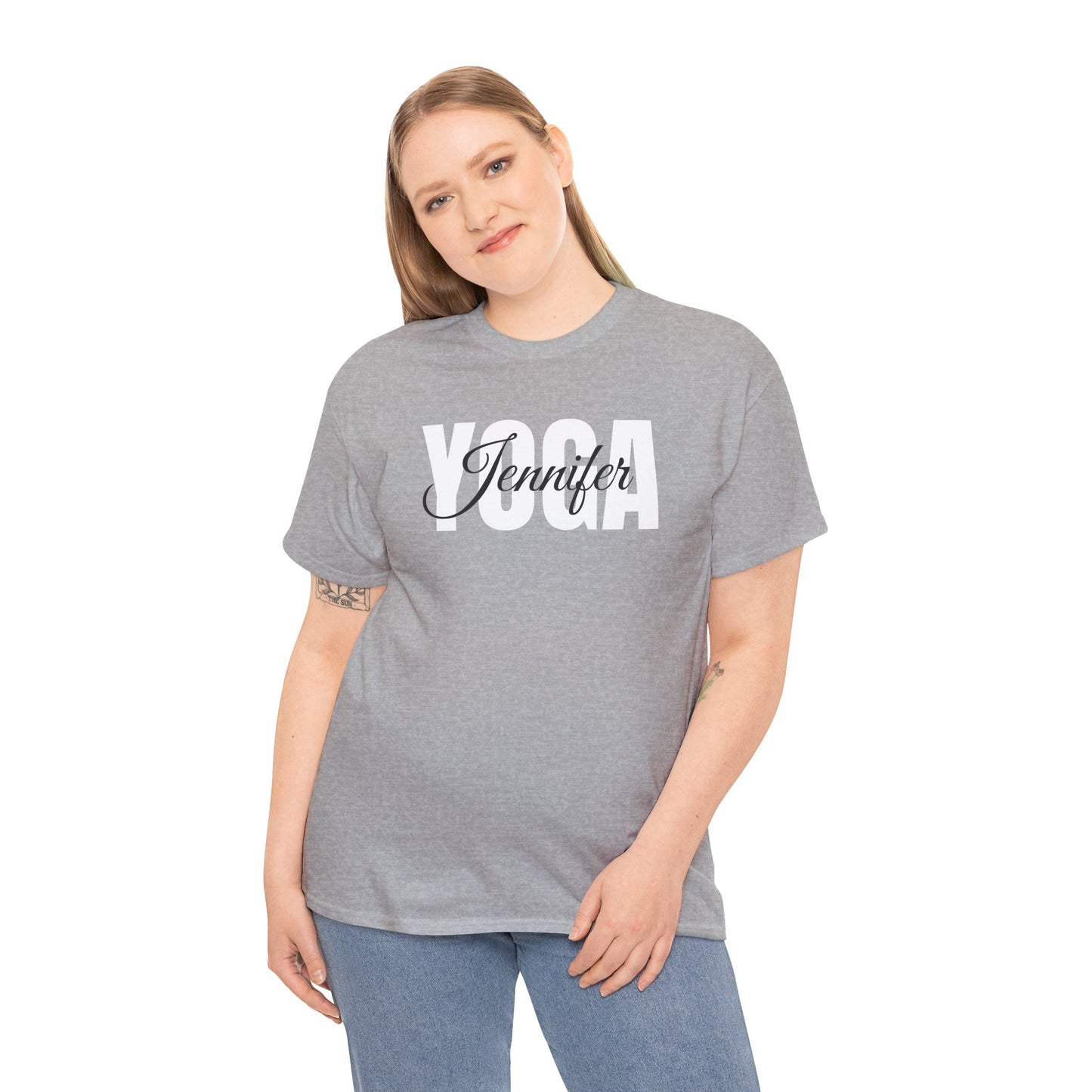 Personalized Yoga Shirt with Custom Name - Flashlander Gym Tee