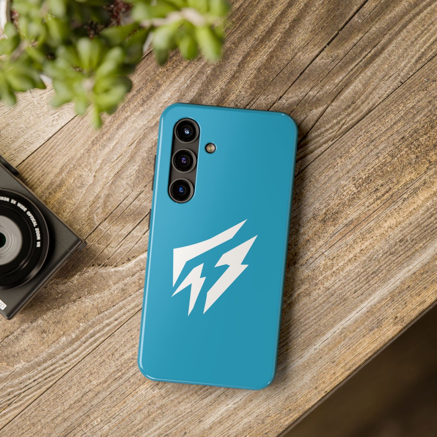 Flashlander Thunders Tough Phone Cases for all Iphone and Samsung Galaxy Blue Aqua Turquoise