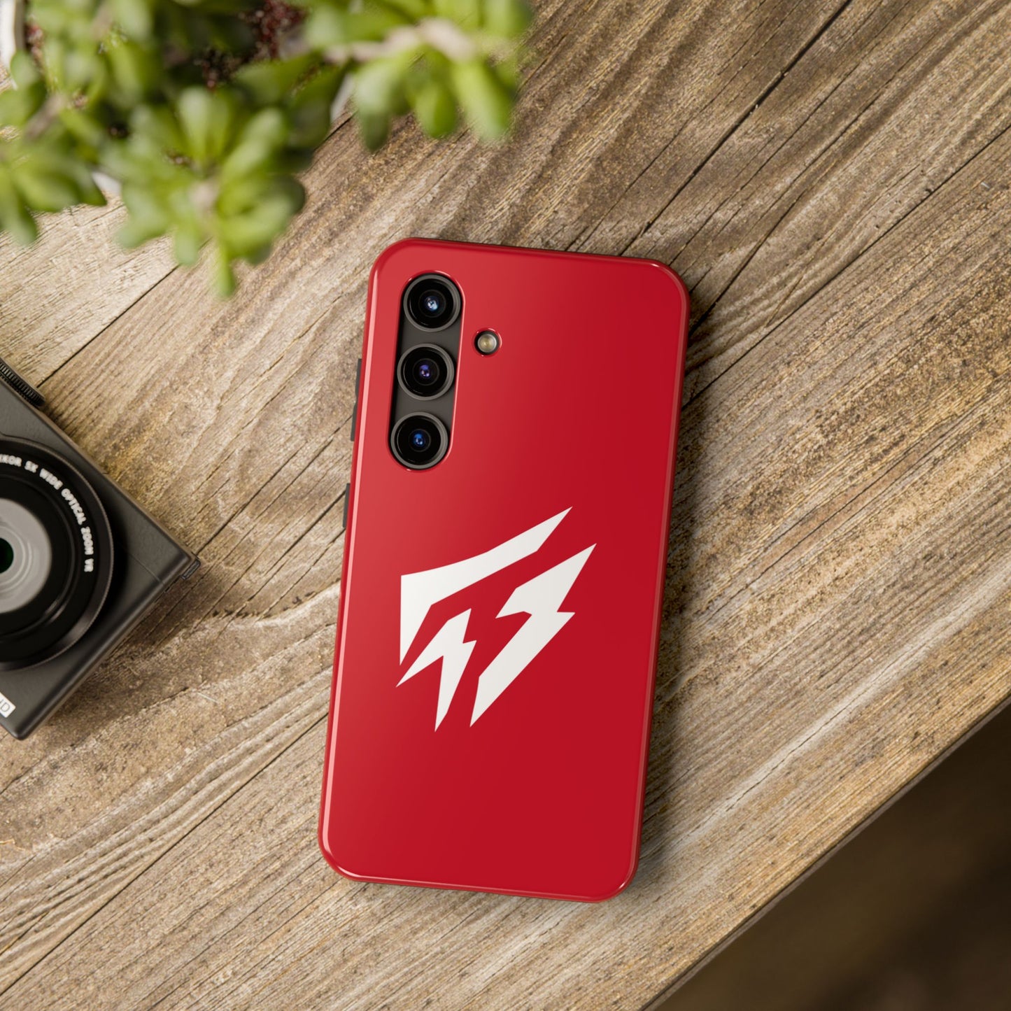 Flashlander Thunders Tough Phone Cases for all Iphone and Samsung Galaxy Dark Red