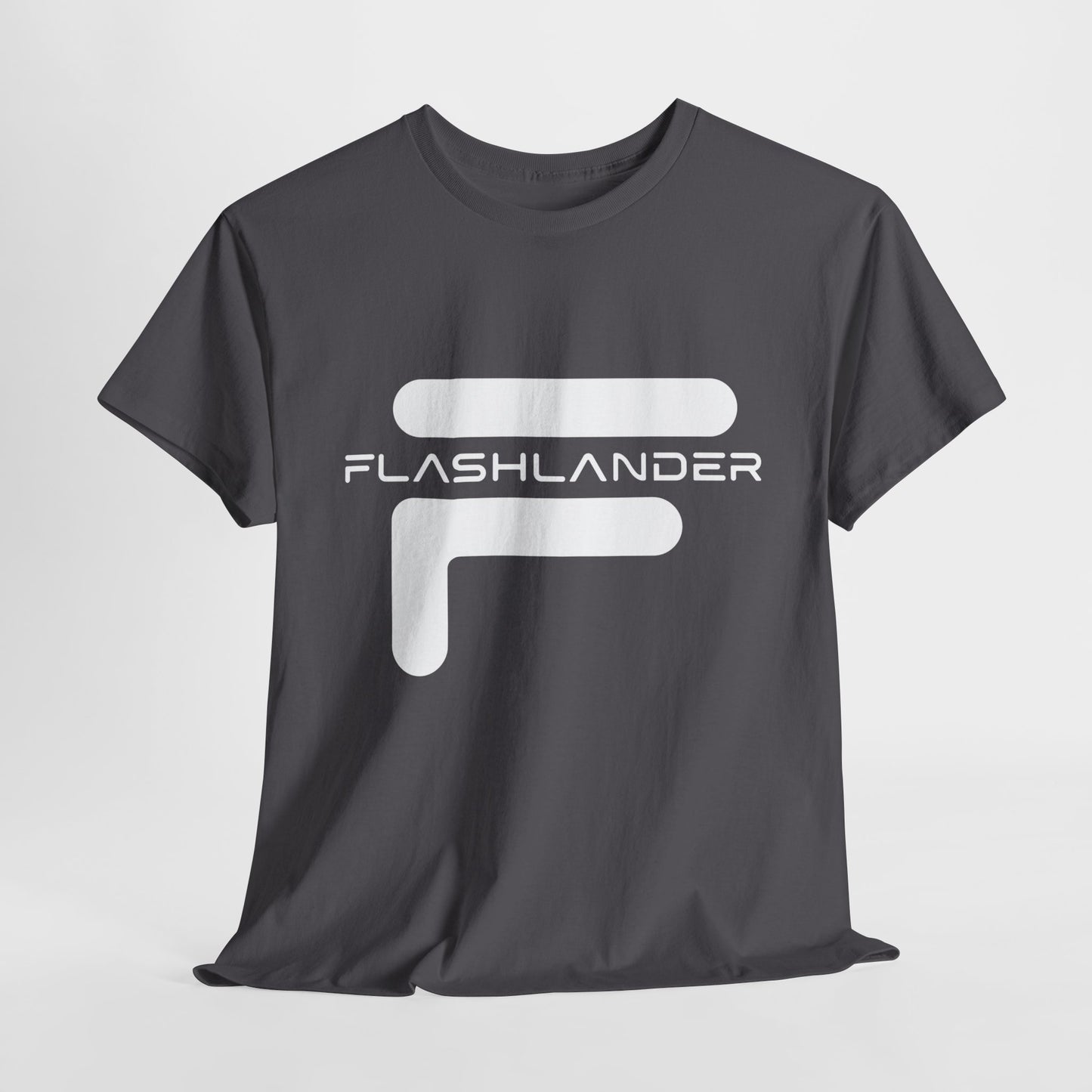 Flashlander with Iconic Crossed Logo Design Gym Shirt