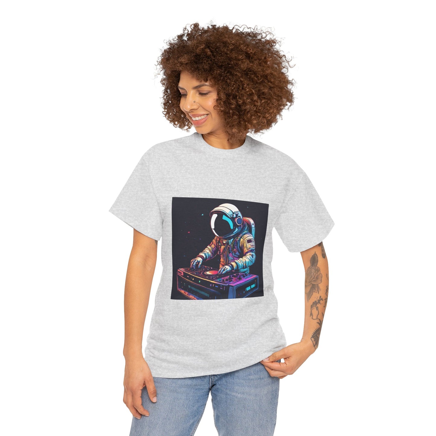 Astronaut Techno DJ Flashlander Gym Shirt