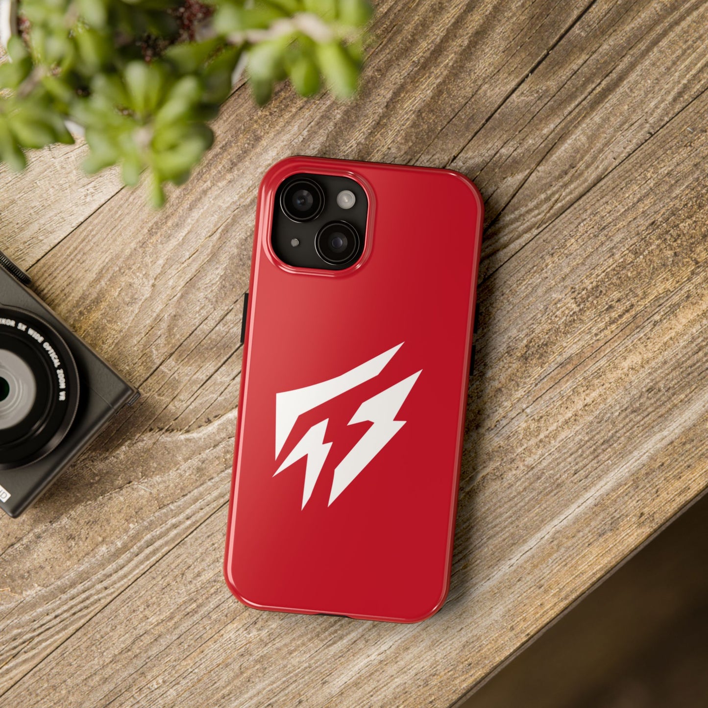 Flashlander Thunders Tough Phone Cases for all Iphone and Samsung Galaxy Dark Red