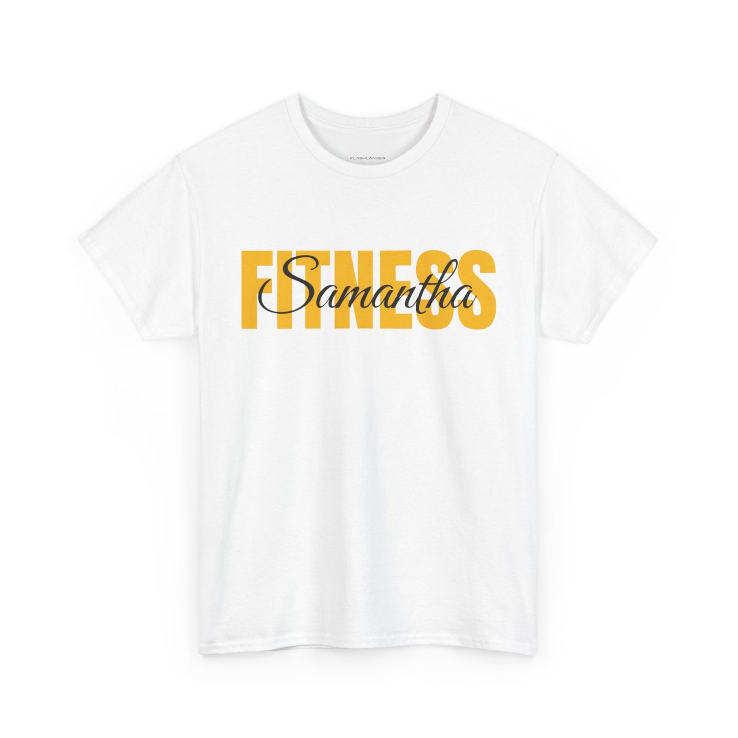 T-shirt de fitness personnalisé - T-shirt de sport Flashlander avec nom personnalisé