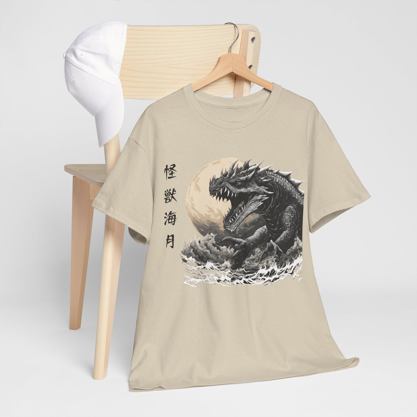 T-shirt de sport Flashlander, le monstre marin Kraken émerge, menace au clair de lune