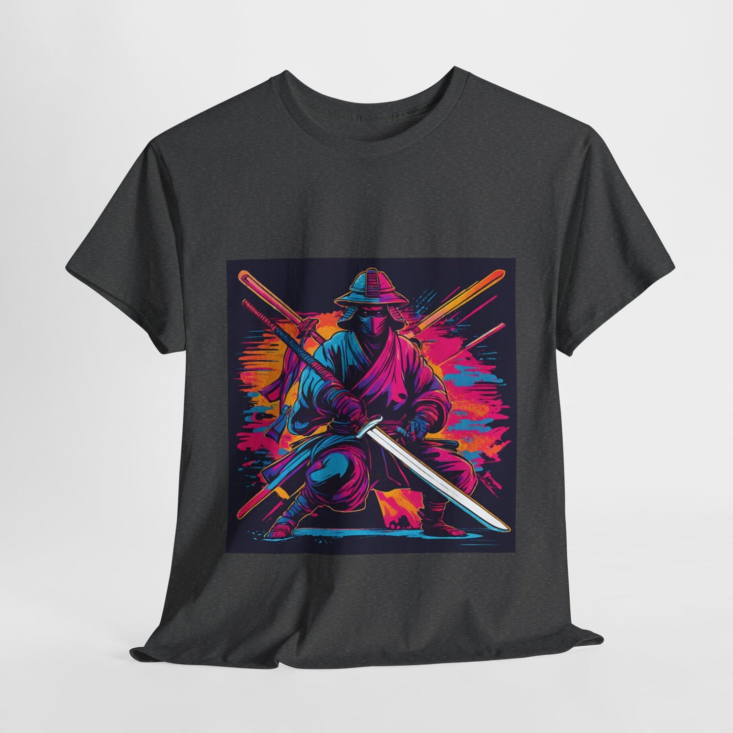 Samurai Warrior Sunset - Flashlander Gym Shirt