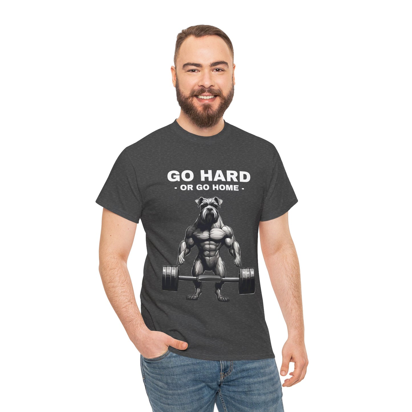 Muscular Schnauzer Dog Bodybuilding  - Flashlander Gym Shirt