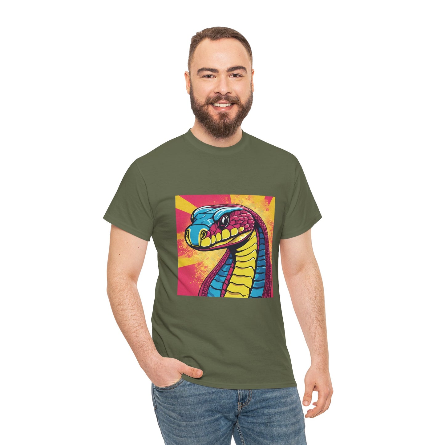 Cobra Snake Pop Art - Flashlander Gym Shirt