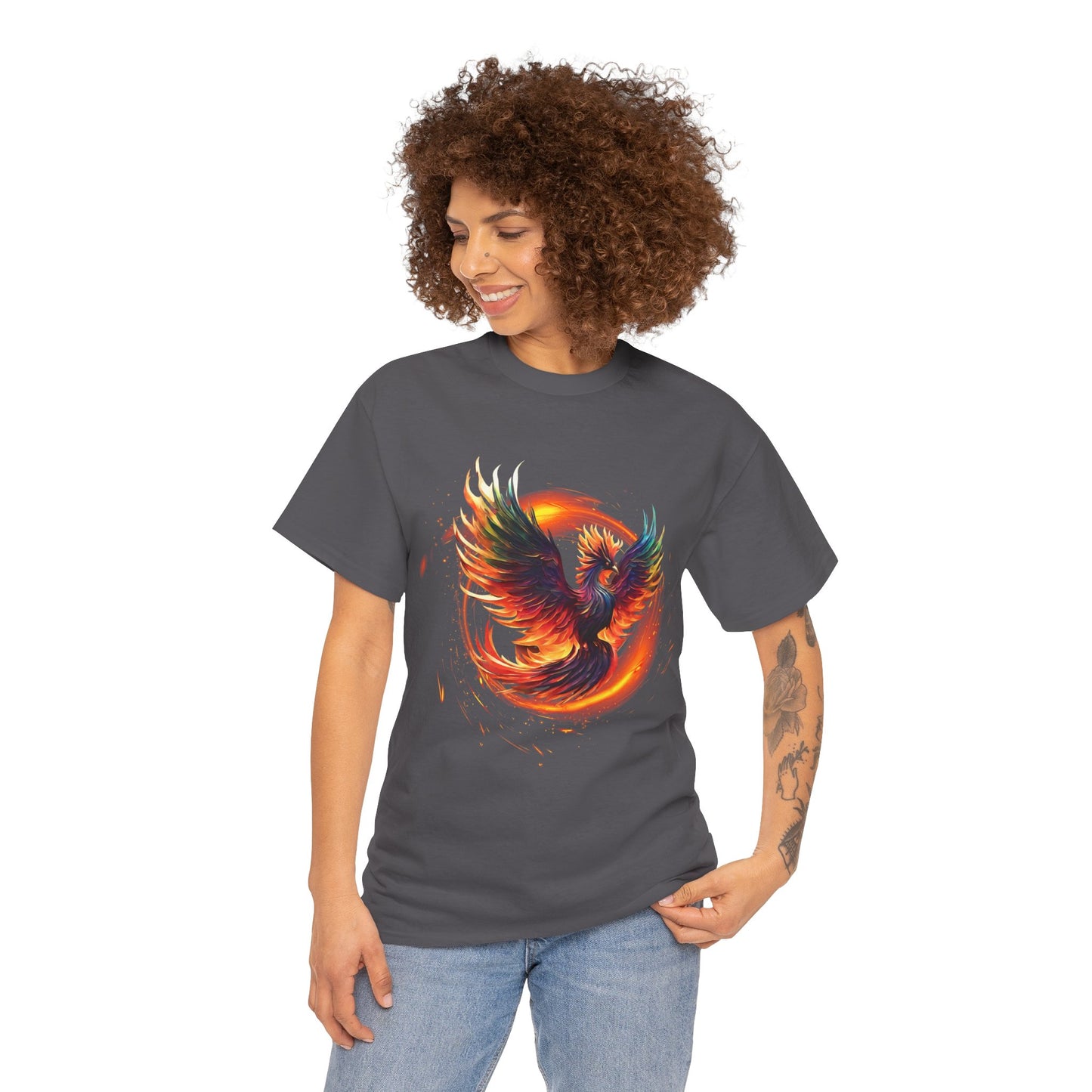 Phoenix Rising from Ashes Flashlander Gym Shirt