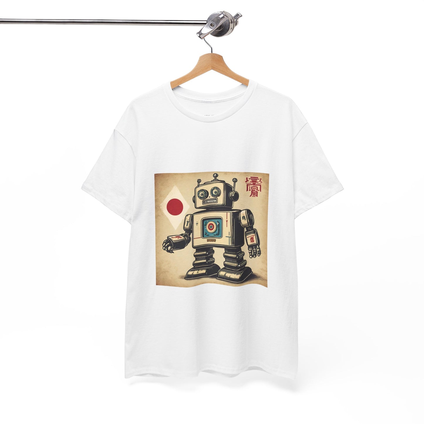 Camiseta deportiva con diseño de robot japonés vintage - Flashlander