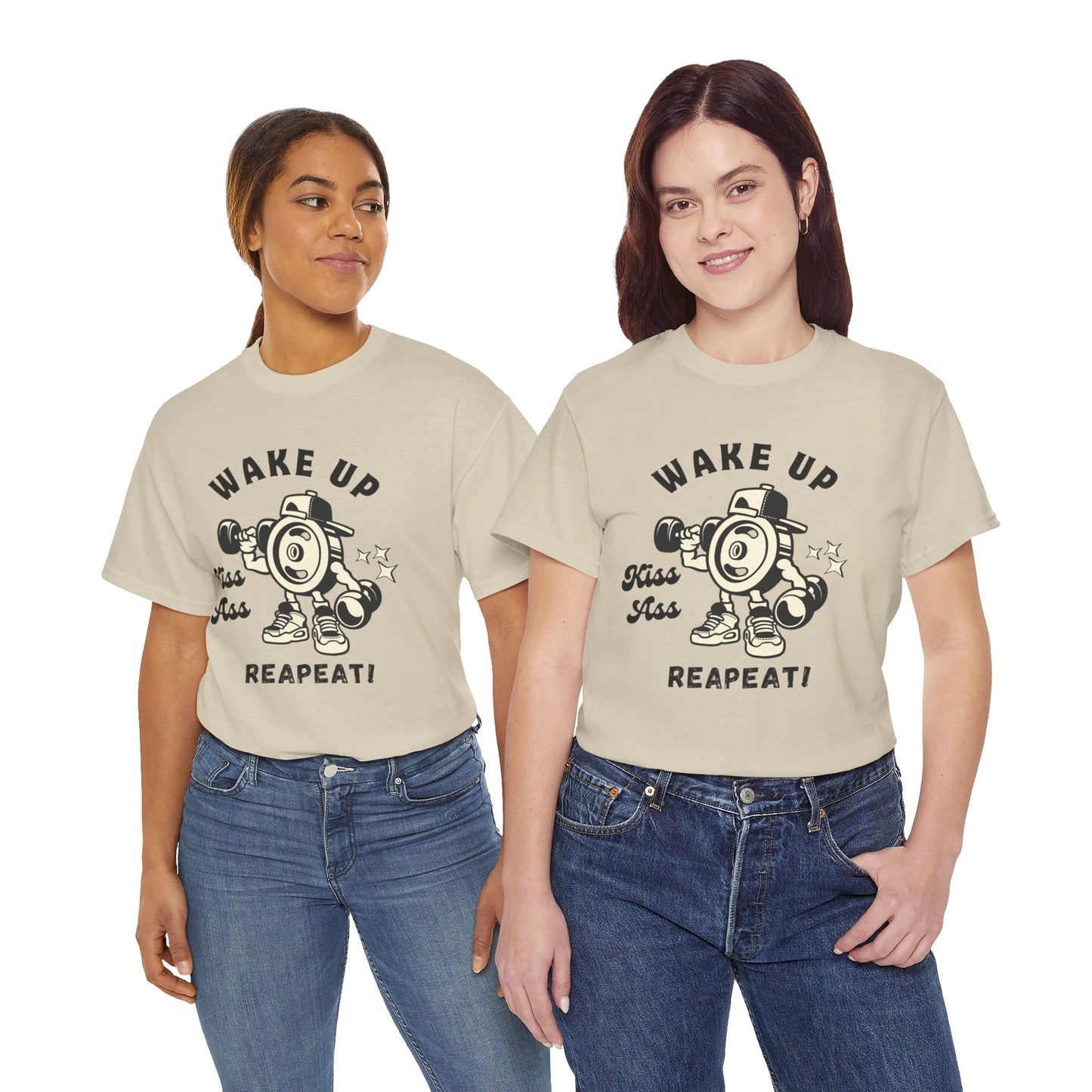 Wake Up Kiss Ass Reapeat - Flashlander Gym Shirt