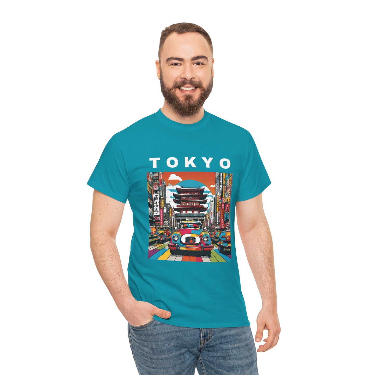 Tokyo Vintage Street Art Pop - Flashlander Gym Shirt