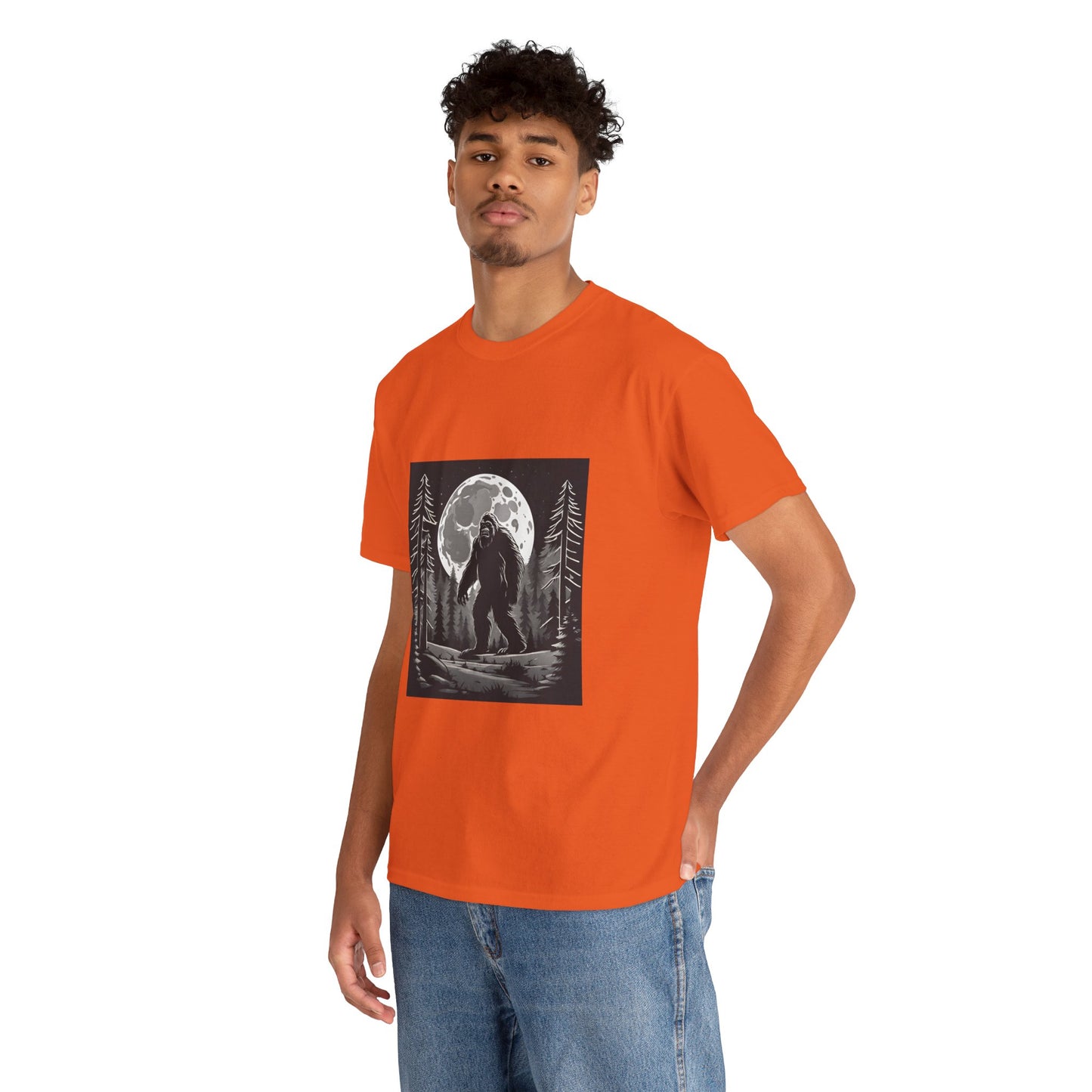 Camisa Bigfoot, camisa Sasquatch, camisa divertida Bigfoot, camisa de senderismo, camisa Yeti, camisa frescaUnisex camiseta de algodón pesado Flashlander