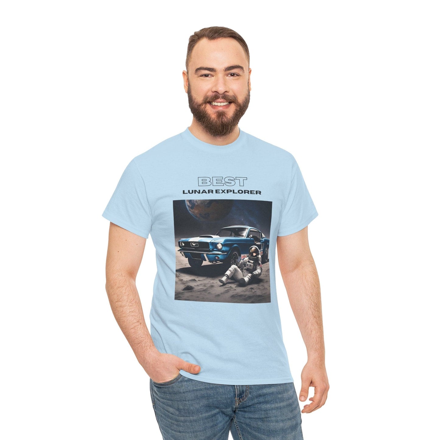 Astronaut Adventure Best Lunar Explorer Graphic Tee Flashlander