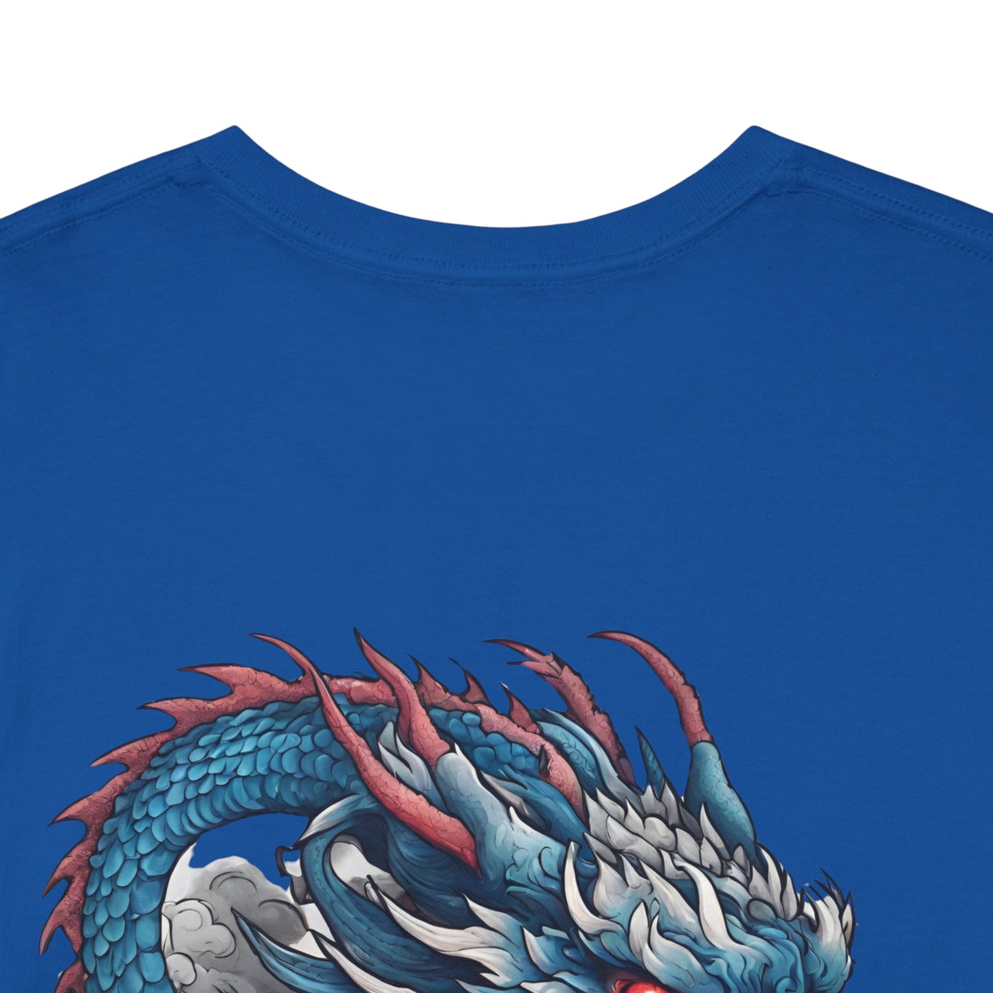 Japanese Blue Dragon with Custom Japanese Name - Flashlander Gym Shirt