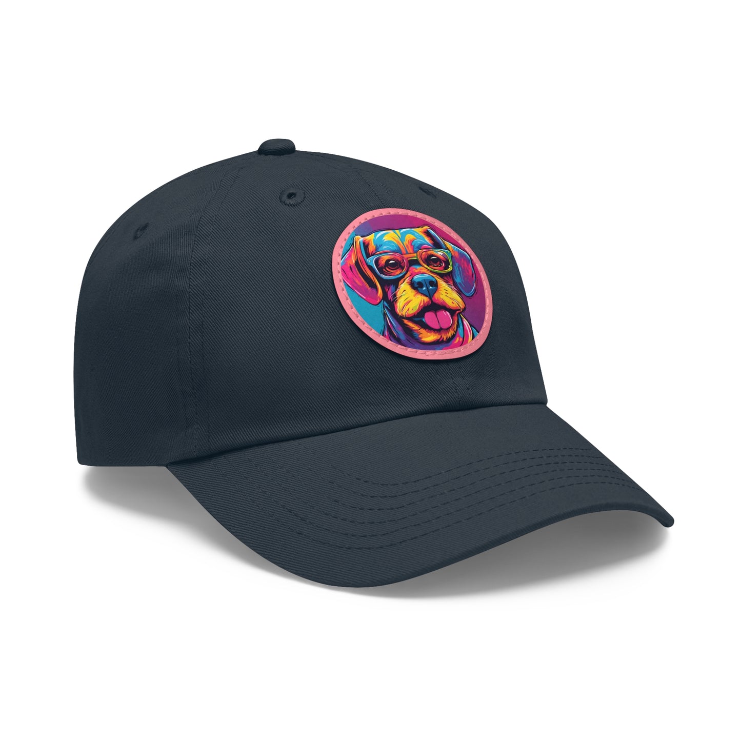 Chapeau pour chien avec lunettes, casquette pour chien, chapeau Pop Art pour chien, chapeau de papa avec patch (rond), casquette de baseball, chapeau pour chien, casquette pour chien, chapeau personnalisé Flashlander