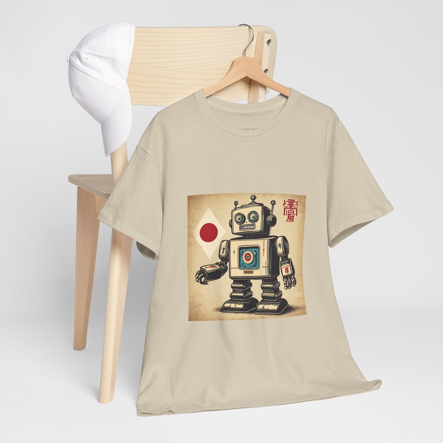 Camiseta deportiva con diseño de robot japonés vintage - Flashlander