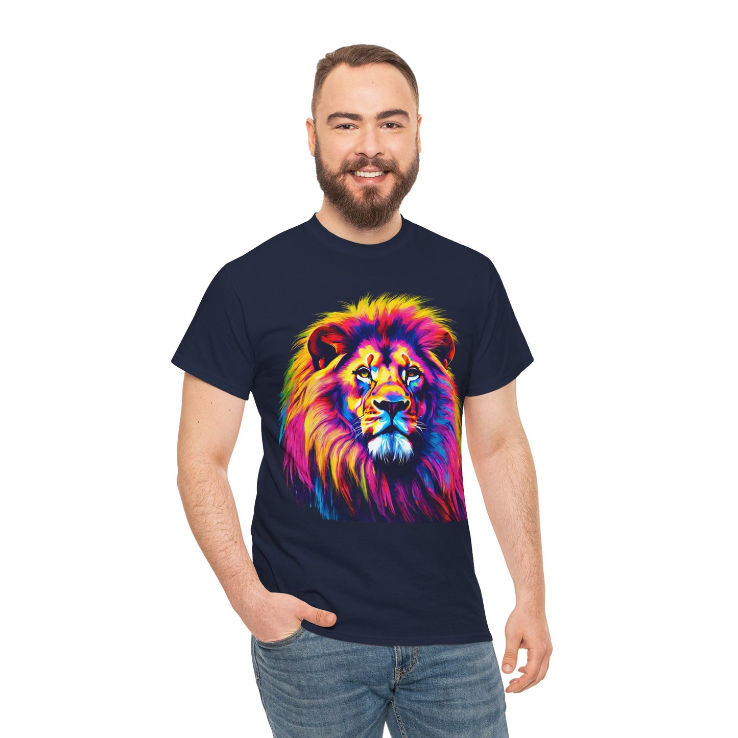 Lion Art Pop T-Shirt Flashlander